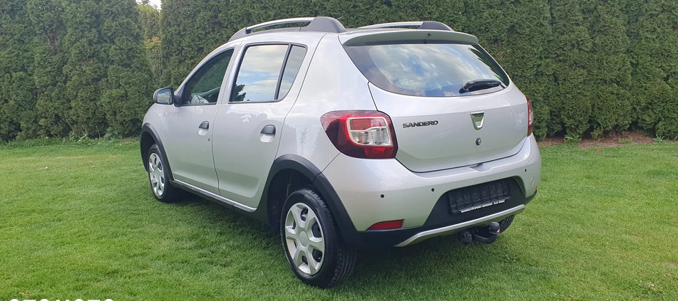 Dacia Sandero Stepway cena 21999 przebieg: 112000, rok produkcji 2013 z Pasłęk małe 596